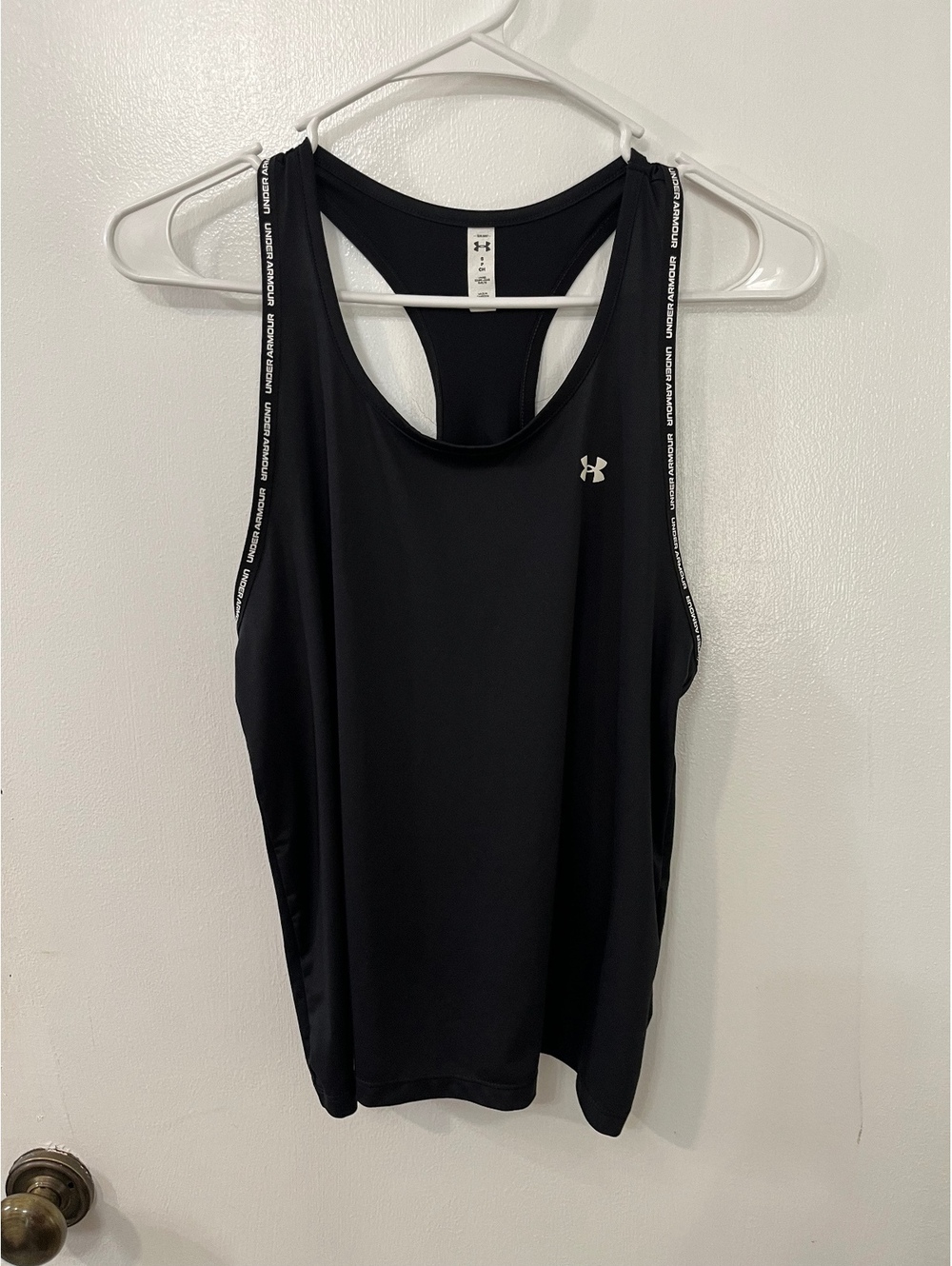Under Armour black racerback tank top